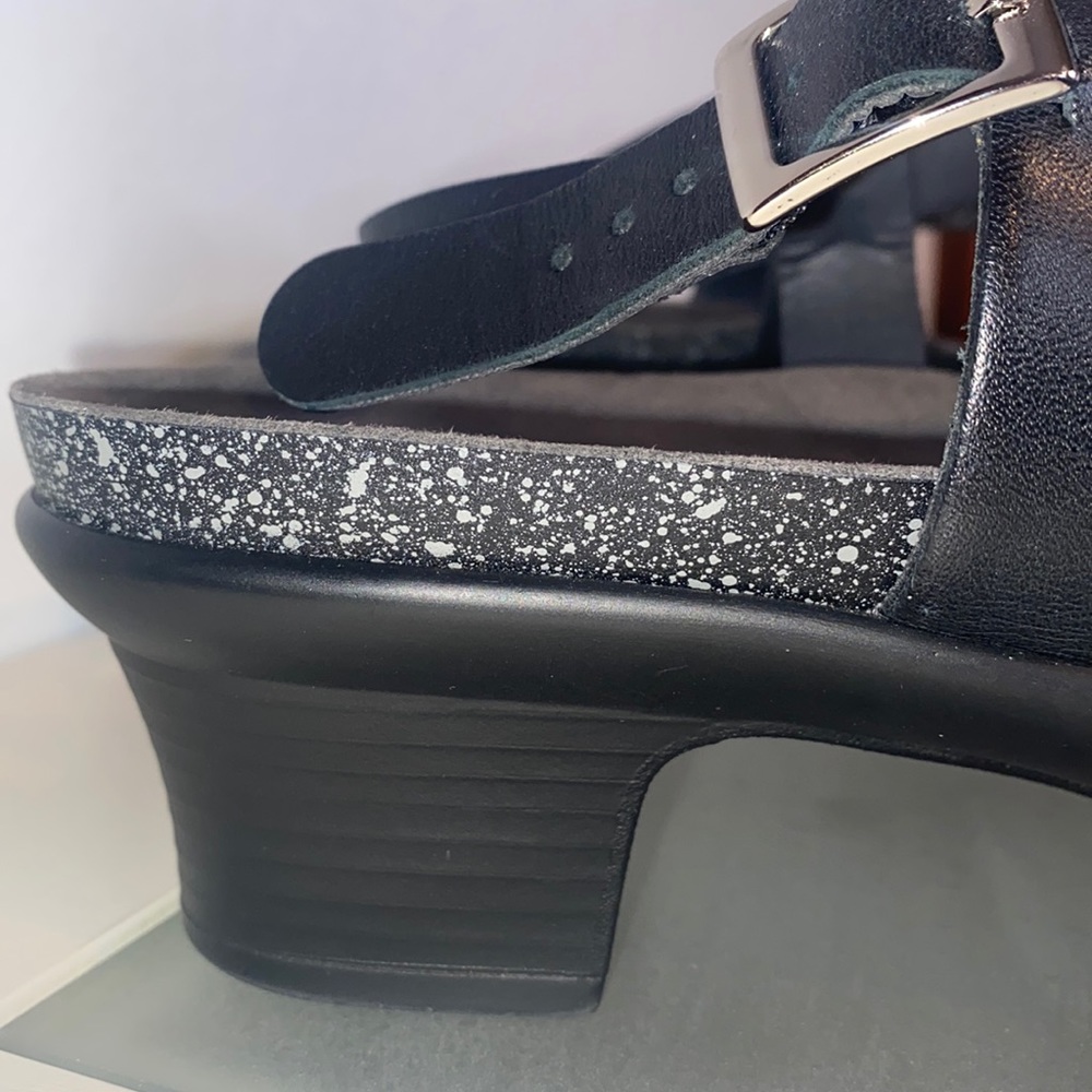 SAS Nouveau Black Leather Open Toe Casual Slingback Sandal-Women’s Sz 10.5M-NWOB - Picture 10 of 16